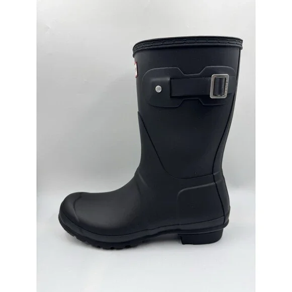 Hunter Women's Original Short Boot Black US 10 Waterproof, Rain Boot - Picture 10 of 16